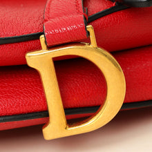 Christian Dior Red Micro Saddle Bag
