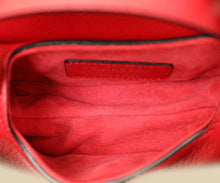 Christian Dior Red Micro Saddle Bag