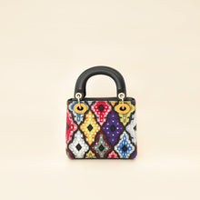 Christian Dior Multicolor Lady Dior Mini Embroidered Bag