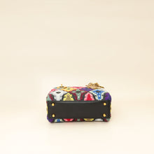 Christian Dior Multicolor Lady Dior Mini Embroidered Bag