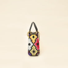 Christian Dior Multicolor Lady Dior Mini Embroidered Bag