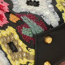Christian Dior Multicolor Lady Dior Mini Embroidered Bag