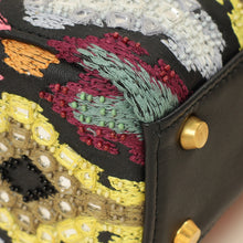 Christian Dior Multicolor Lady Dior Mini Embroidered Bag