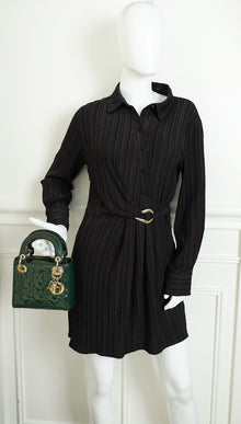 Christian Dior Green Mini Lady Dior Chain Bag