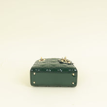 Christian Dior Green Mini Lady Dior Chain Bag