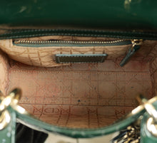 Christian Dior Green Mini Lady Dior Chain Bag