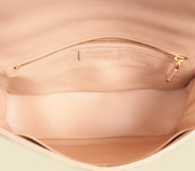 Christian Dior Rose De Vents Caro Cannage Medium Flap Bag