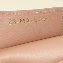 Christian Dior Rose De Vents Caro Cannage Medium Flap Bag