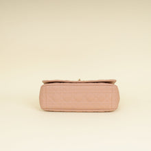 Christian Dior Rose De Vents Caro Cannage Medium Flap Bag