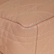 Christian Dior Rose De Vents Caro Cannage Medium Flap Bag