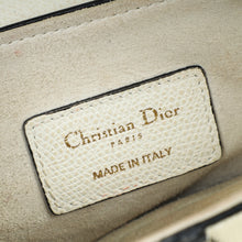 Christian Dior White Mini Saddle Bag
