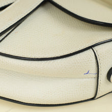Christian Dior White Mini Saddle Bag