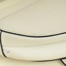 Christian Dior White Mini Saddle Bag