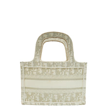 Christian Dior Bicolor Metallic Oblique Book Tote Mini Bag