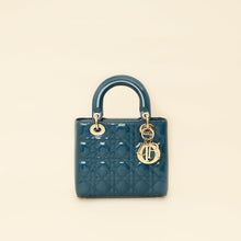Christian Dior Petrol Blue Lady Dior Small Bag