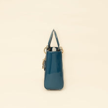 Christian Dior Petrol Blue Lady Dior Small Bag