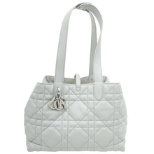 Christian Dior Stone Grey Macrocannage Toujours Medium Bag