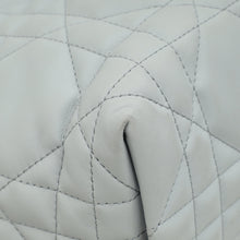 Christian Dior Stone Grey Macrocannage Toujours Medium Bag