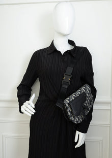 Christian Dior Oblique Saddle Messenger Crossbody Bag