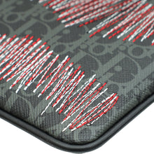 Christian Dior Dark Grey Oblique Zip Pouch