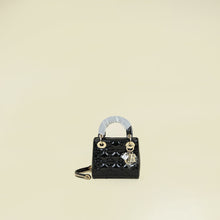 Christian Dior Black Lady Dior Mini Chain Bag