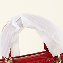 Christian Dior Red Lady Dior Small Bag