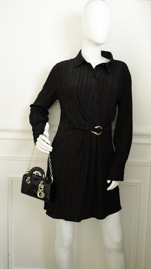Christian Dior Black Micro Lady D-Joy Bag