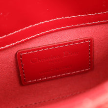 Christian Dior Red Micro Lady D-Joy Bag