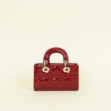 Christian Dior Red Micro Lady D-Joy Bag
