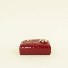 Christian Dior Red Micro Lady D-Joy Bag