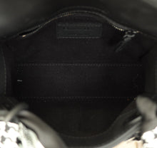 Christian Dior So Black Ultramatte Lady Dior Mini Chain Bag W/ Twilly