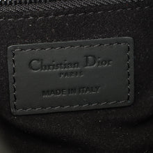 Christian Dior So Black Ultramatte Lady Dior Mini Chain Bag W/ Twilly