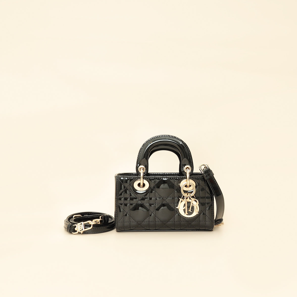 Christian Dior Black Lady D-joy Micro Bag