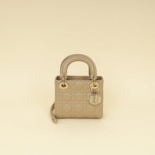 Christian Dior Dark Beige Mini Chain Lady Dior Bag