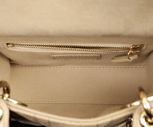 Christian Dior Dark Beige Mini Chain Lady Dior Bag