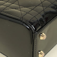 Christian Dior Black Lady Dior Mini Chain Bag W/ Twilly