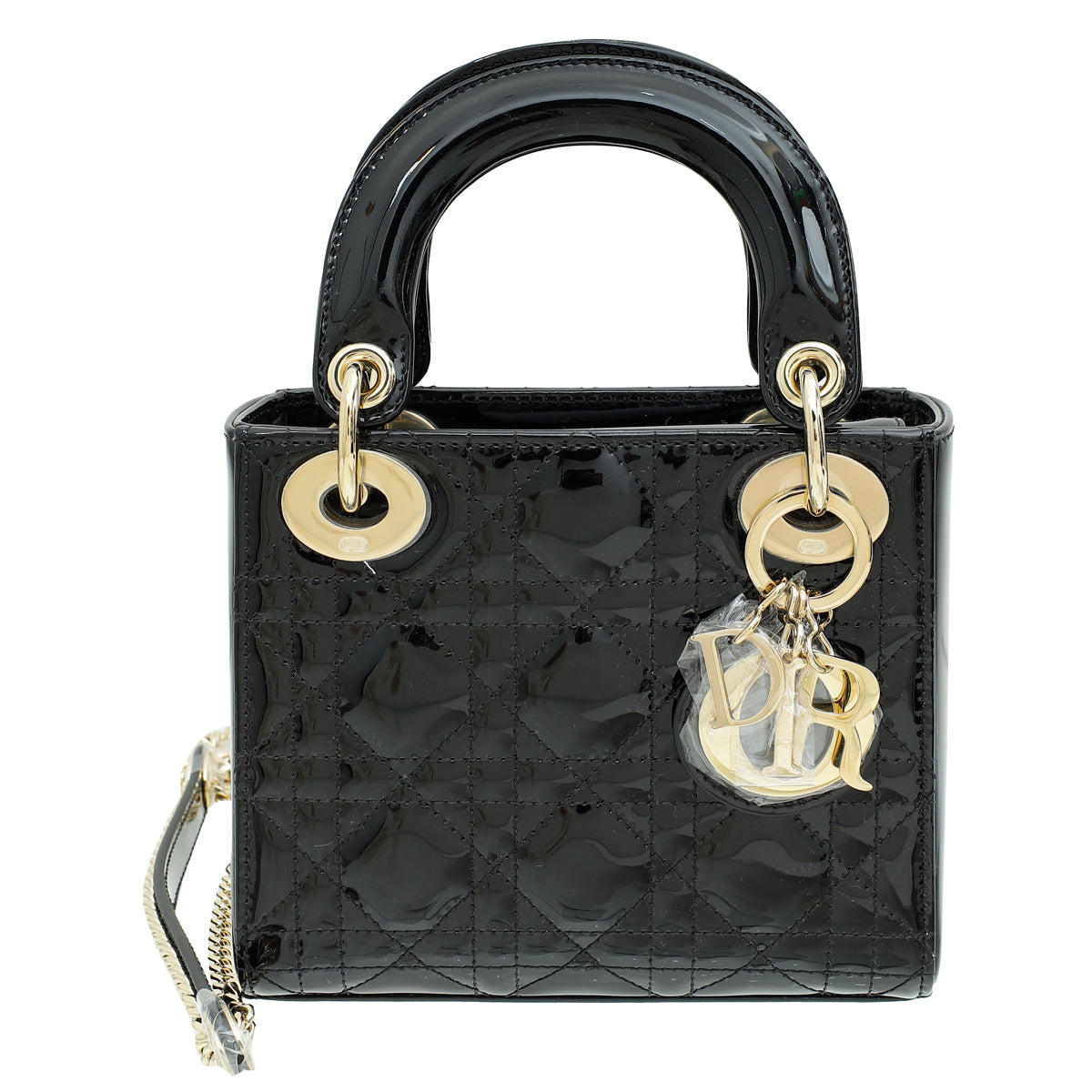 Christian Dior Black Mini Chain Lady Dior Bag