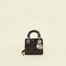 Christian Dior Plum Chain Mini Lady Dior Bag