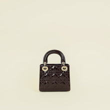 Christian Dior Plum Chain Mini Lady Dior Bag