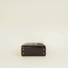 Christian Dior Plum Chain Mini Lady Dior Bag