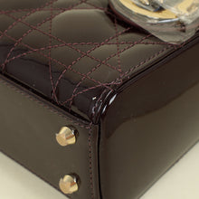 Christian Dior Plum Chain Mini Lady Dior Bag