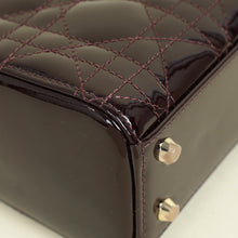 Christian Dior Plum Chain Mini Lady Dior Bag