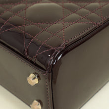 Christian Dior Plum Chain Mini Lady Dior Bag