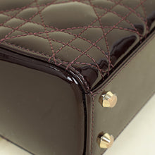 Christian Dior Plum Chain Mini Lady Dior Bag