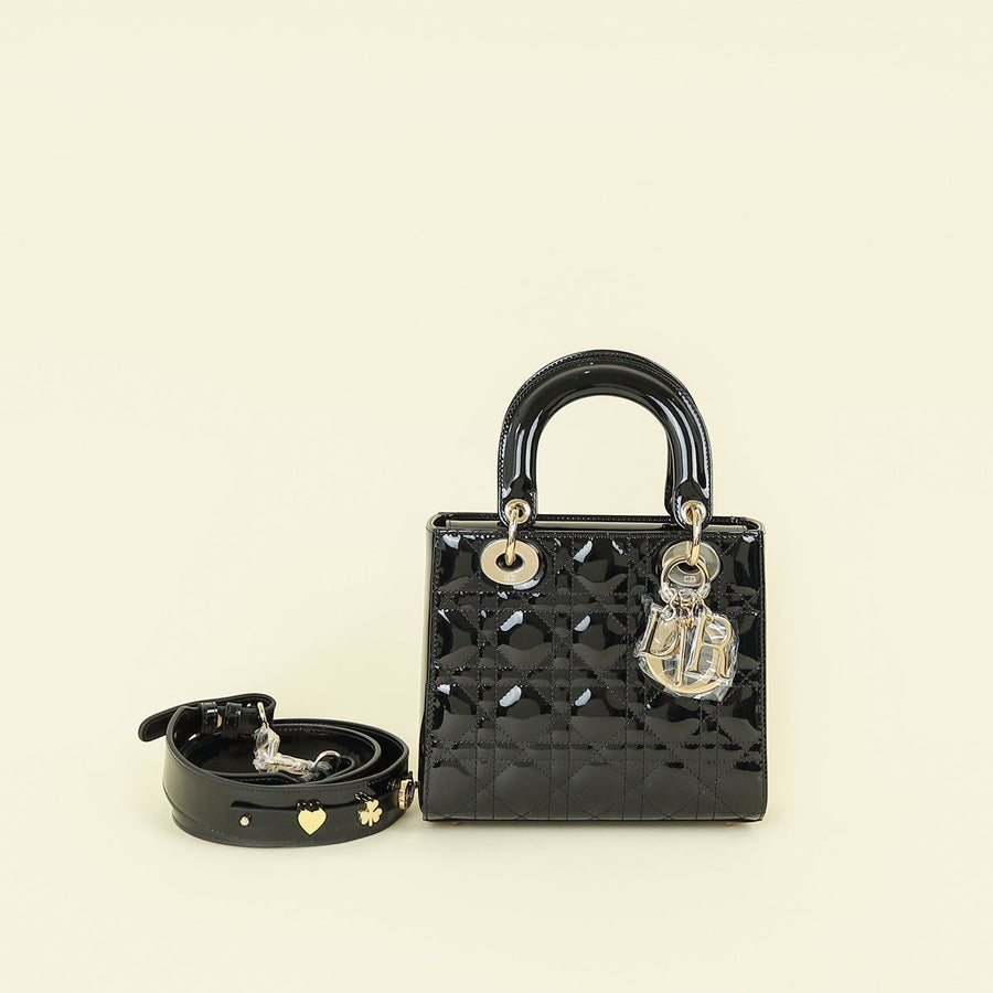 Christian Dior Black My ABCDior Lady Dior Small Bag