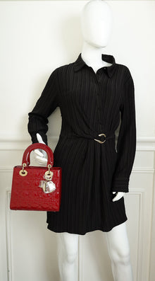 Christian Dior Red My ABCDior Lady Dior Small Bag