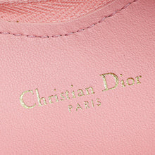 Christian Dior Pale Pink Dioramour Dior Caro Heart Pouch with Chain
