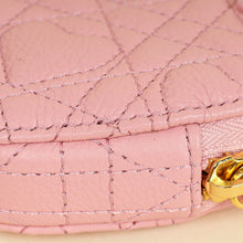 Christian Dior Pale Pink Dioramour Dior Caro Heart Pouch with Chain