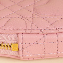Christian Dior Pale Pink Dioramour Dior Caro Heart Pouch with Chain