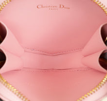 Christian Dior Pale Pink Dioramour Dior Caro Heart Pouch with Chain